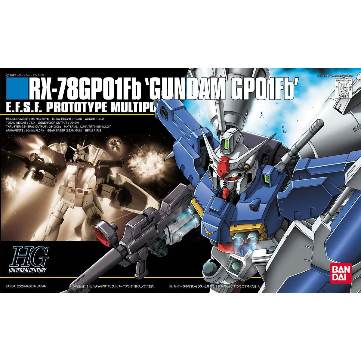 HG 1/144 RX-78GP01fb 'Gundam GP01fb'