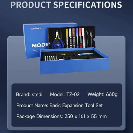 Stedi Model Tools+ TZ-02 Tool Set Stedi