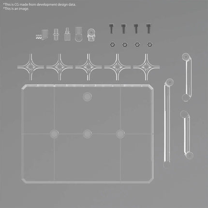 GUNDAM - Action Base 8 (Clear Color) - Model Kit Bandai