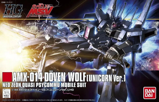 HG 1/144 – HGUC AMX-014 Doven Wolf (Unicorn Ver.) Bandai