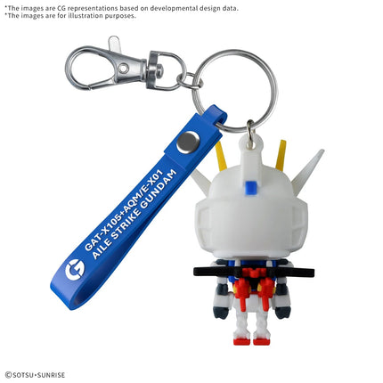 GUNDAM - Aile STPLA-KUN - 3D Rubber Mascot Keychain BANDAI SPIRITS HOBBY