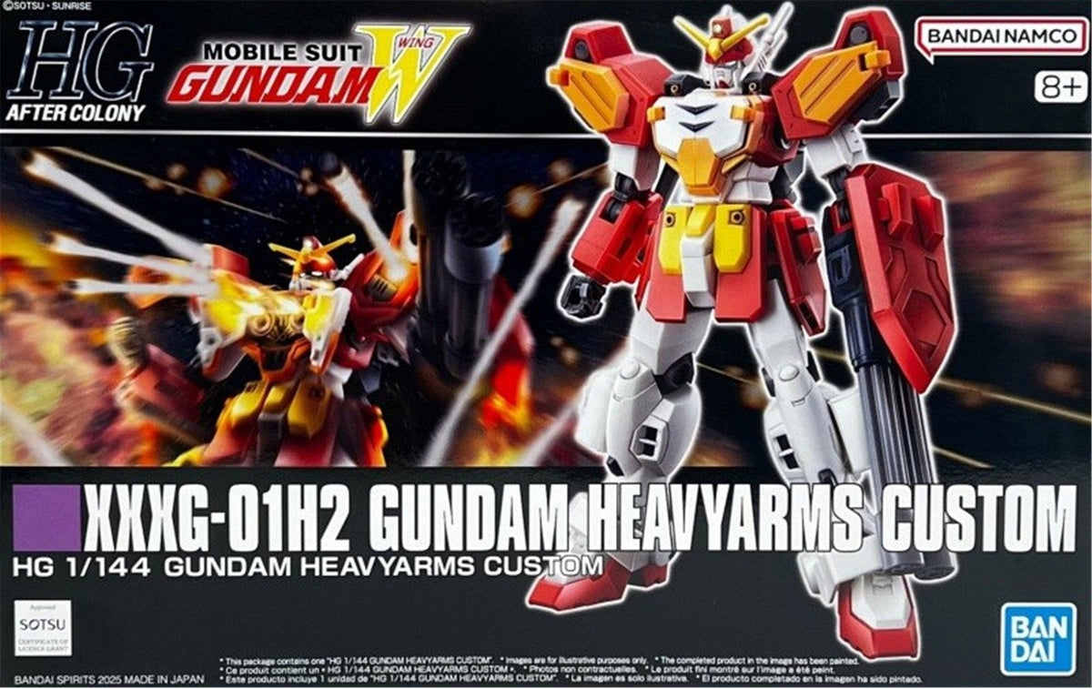 GUNDAM - HGAC 1/144 XXXG-01H2 Gundam Heavyarms Custom - Model Kit