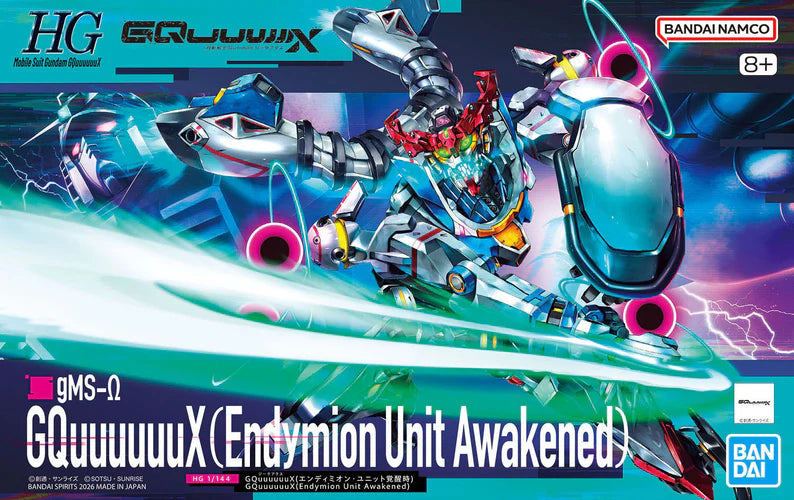 GUNDAM - HG 1/144 GQuuuuuuX (Endymion Unit Awakened) - Model Kit