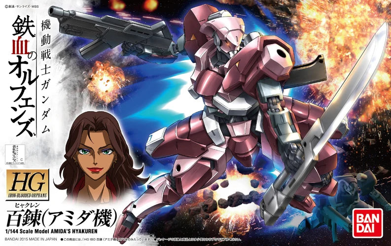 GUNDAM - HG IBO 1/144 Amida's Hyakuren - Model Kit