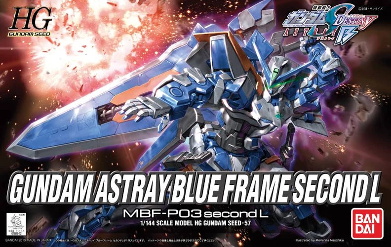 GUNDAM - HG 1/144 MBF-P03 Gundam Astray Blue Frame Second L - Model Kit