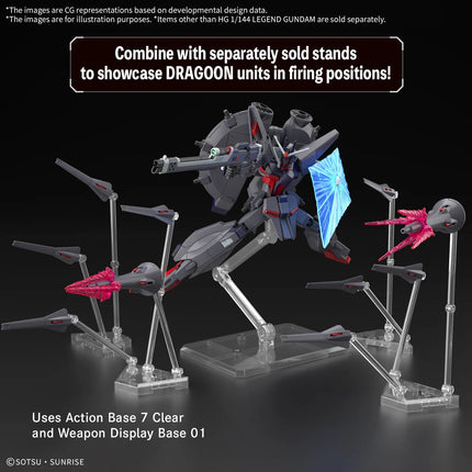 GUNDAM - HGCE 1/144 ZGMF-X666S Legend Gundam - Model Kit Bandai