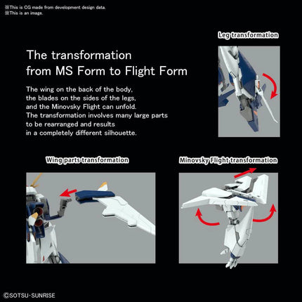 GUNDAM - HGUC 1/144 RX-105 XI Gundam - Modelbouwset Bandai