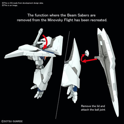 GUNDAM - HGUC 1/144 RX-105 XI Gundam - Modelbouwset Bandai