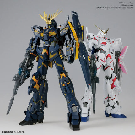 GUNDAM - MG 1/100 Unicorn Gundam 02 Banshee Vers. Ka - Modelbouwset Bandai
