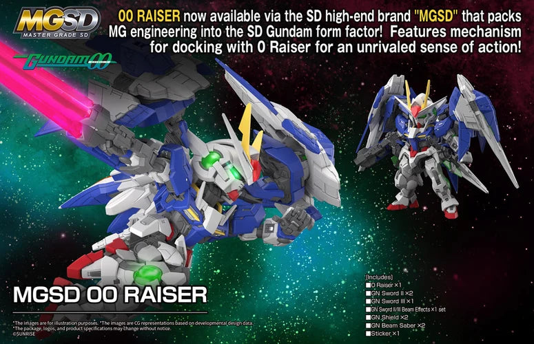 GUNDAM - MGSD 00 Raiser - Model Kit