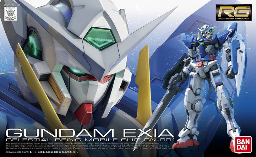 GUNDAM - RG 1/144 GN-001 Gundam Exia - Model Kit