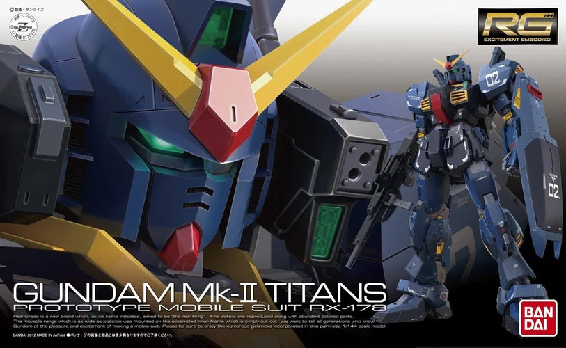 GUNDAM - RG 1/144 RX-178 Gundam MK-II Titans - Model Kit